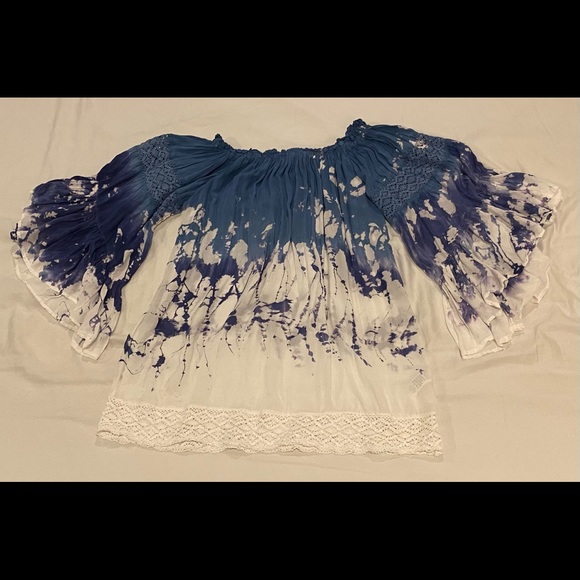 Surf Gypsy Boho Bell Sleeve Blouse - Picture 3 of 5